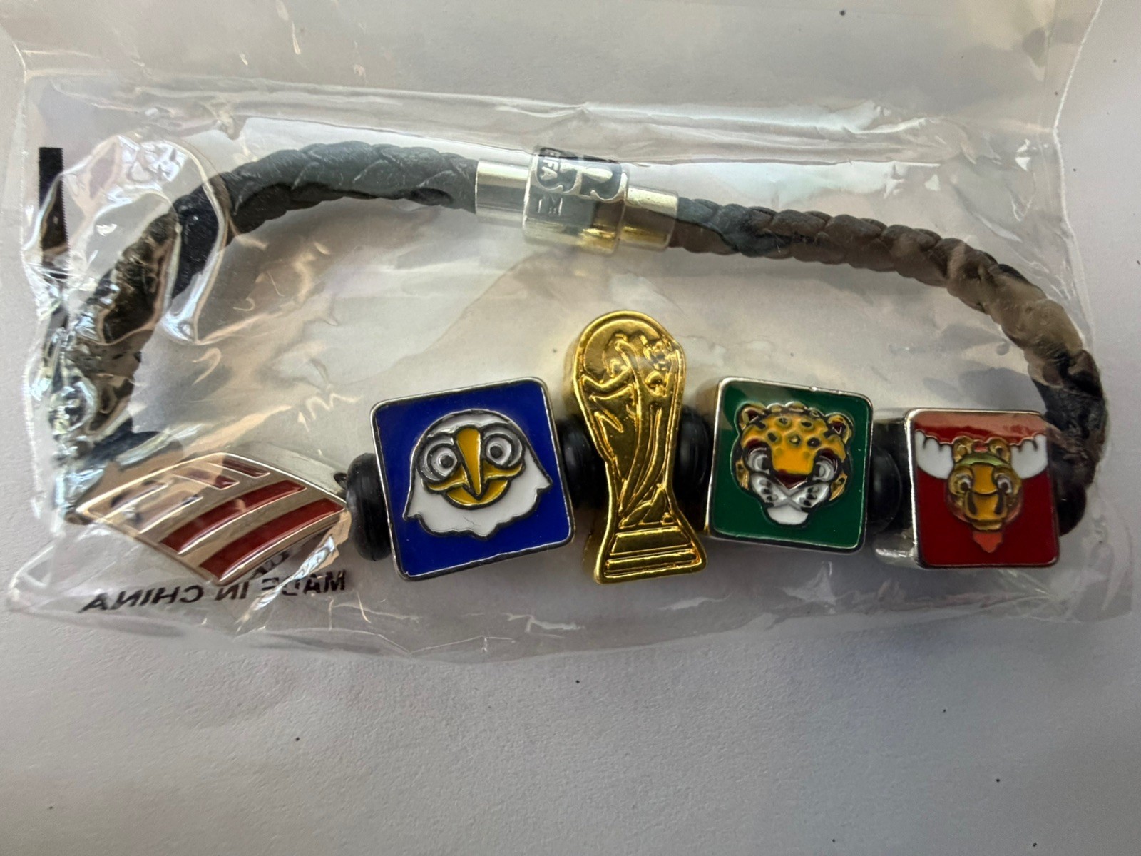 FIFA World Cup 2026 BofA Charm Bracelet USA MEXICO CANADA Mascot Charms SPAIN