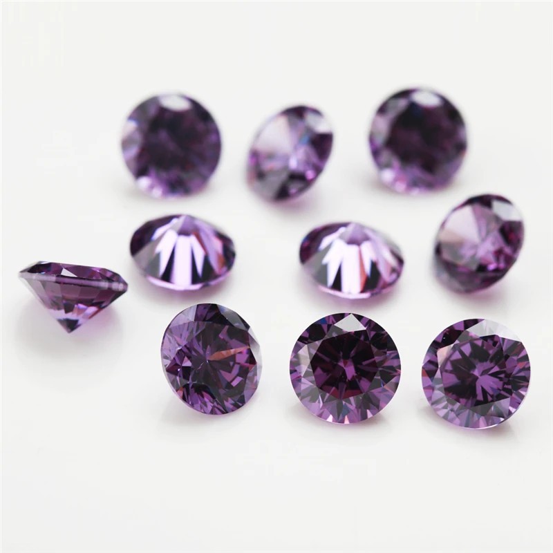 Wholesale Round Cut 1-10pcs VVS1 Colorful 0.5-3ct Moissanite GRA for Jewelry DIY
