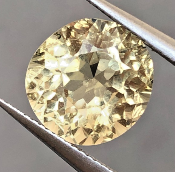 4.25 ct Top Quality Natural faceted Flower cut Citrine Loose Gemstone