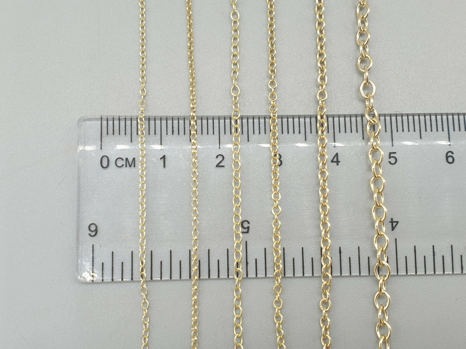 9ct Yellow Gold Extender Chain 9k Safety Bracelet Necklace Extension 0.5″ to 4″