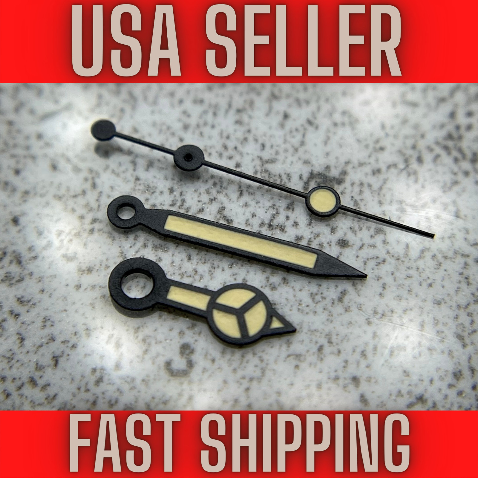 Hands set for Mod Fits Seiko NH35,NH36,7s26,7s36 SKX007. US Seller, US SHIP