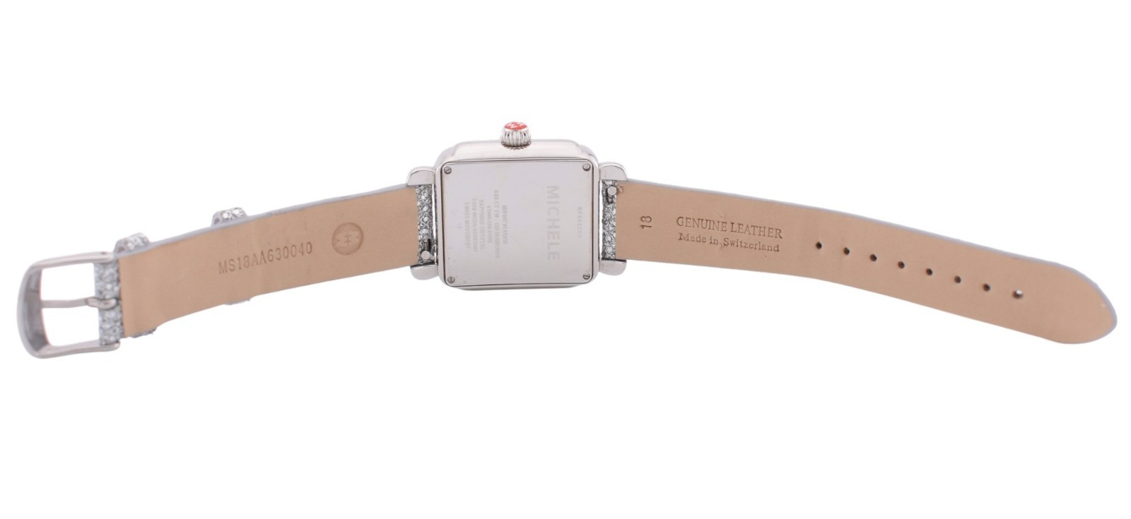 New Michele Deco Mosaic Mother of Pearl Diamond Dial Diamond Watch MW06T01A1046