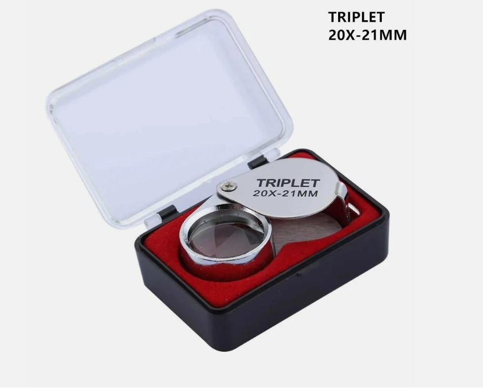 10-30X Jeweler’s Glass Magnifying Loupe-Eye Magnifier for Jewelry, Coin, Stamp
