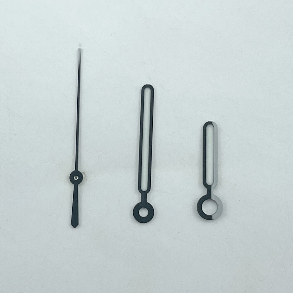 NH35A Watch Hands Set Replacement for NH35 NH36 NH38 BGW9 Lume Nautilus Black