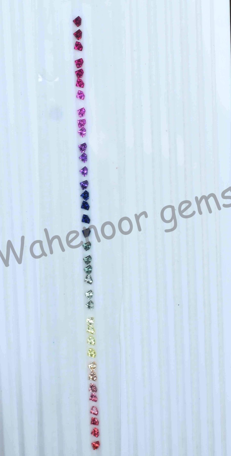 3*4 mm Natural Rainbow Sapphire Fancy Cut 36 pcs Stunning Loose Gemstone
