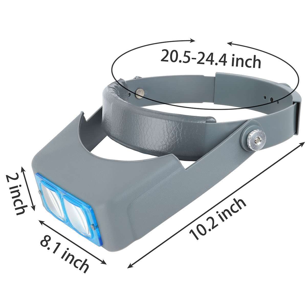 1.5X 2X 2.5X 3.5X 4 Lens Set Optivisor Headband Magnifier Head Magnifying Glass