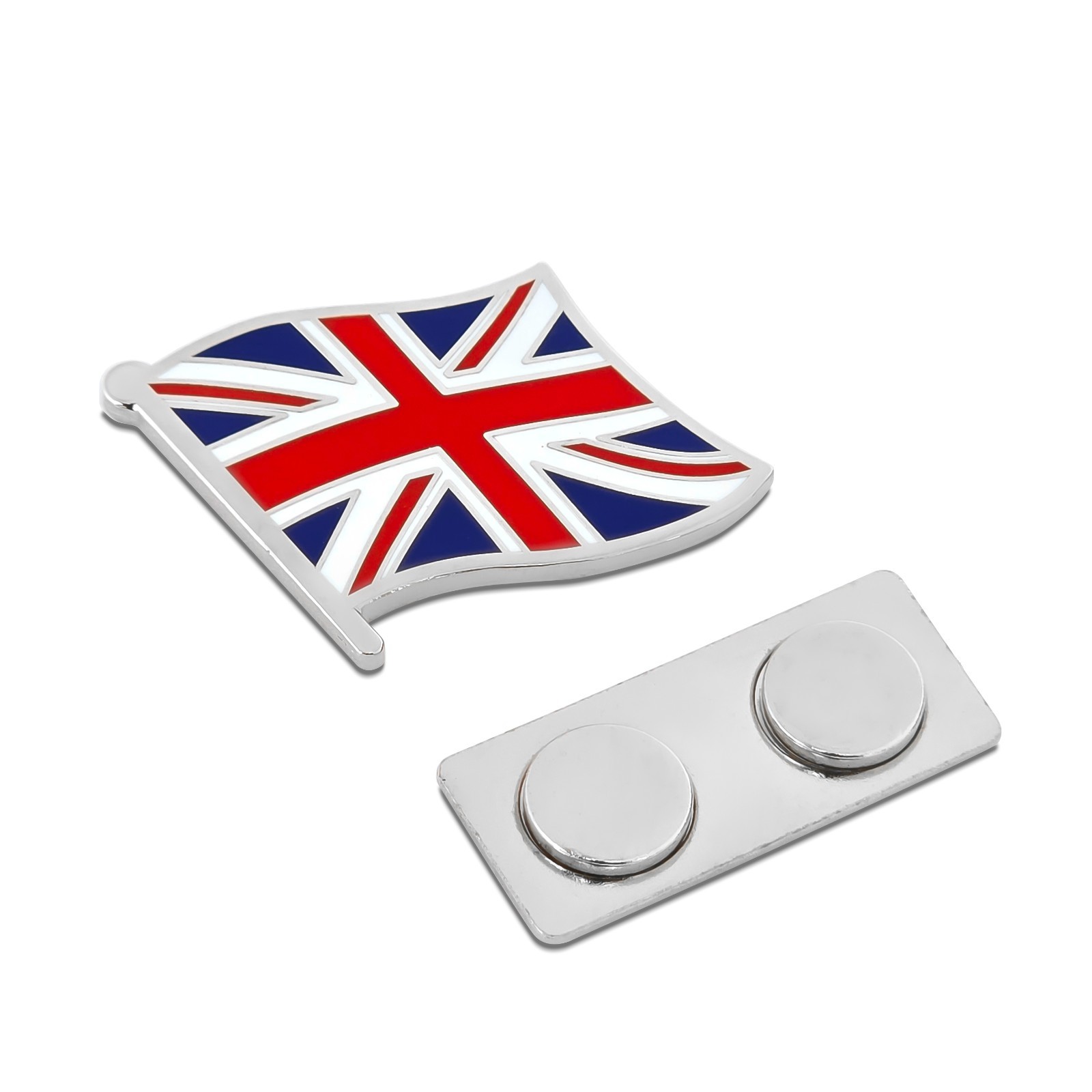 UK British Union Jack United Kingdom Enamel Lapel Pin with Magnetic Backing