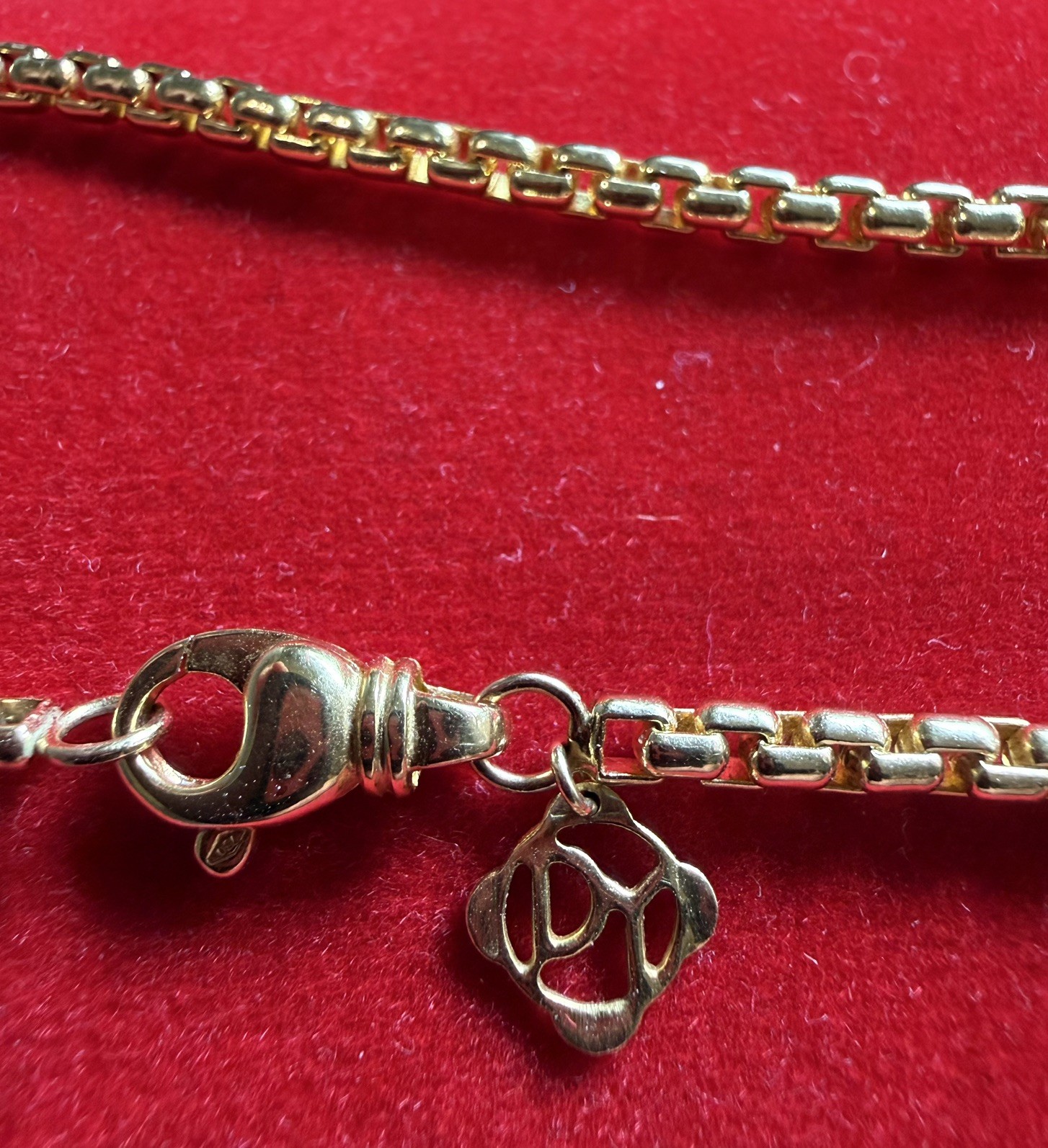 David Yurman 18k (750) 2.7mm 22in, 29 Grams Yellow Gold