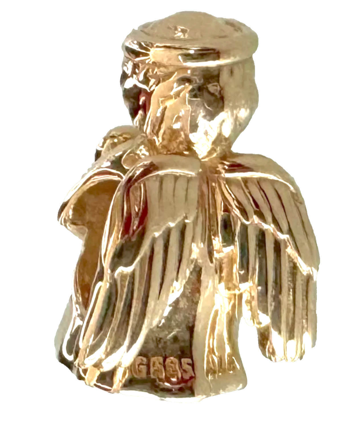 NEW💕Pandora 14k Gold ANGEL OF LOVE Charm RETIRED 759143C00