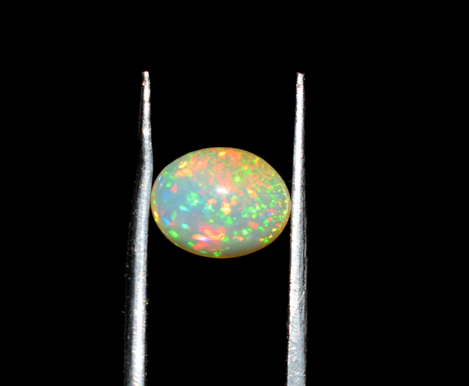 Natural Ethiopian Wello Fire Opal Cabochon Gemstone 7X9mm Loose AAA 41