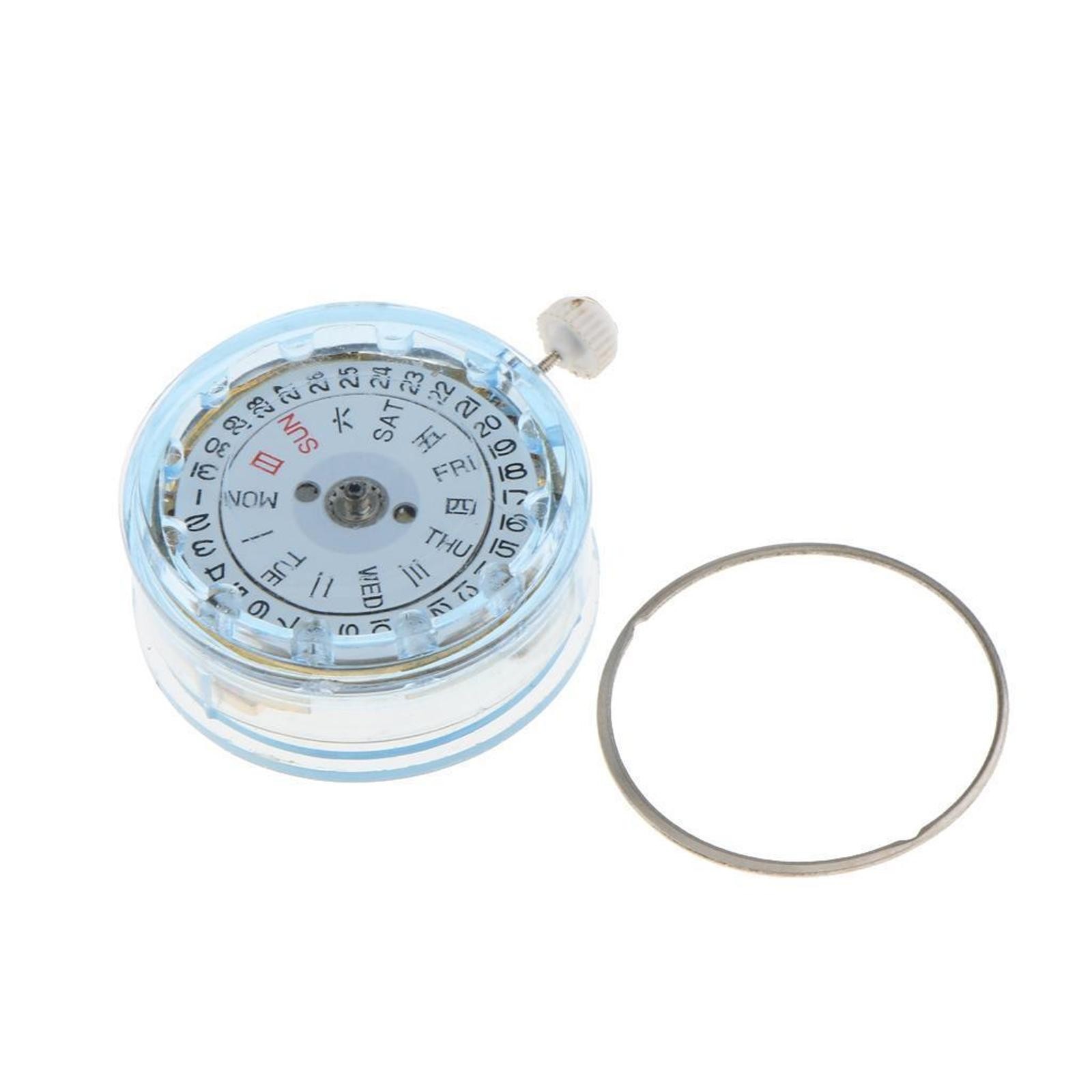 25mm Dual Calendar @ 3 Automatic Mechanical Watch Movement For Miyota 8205 8200