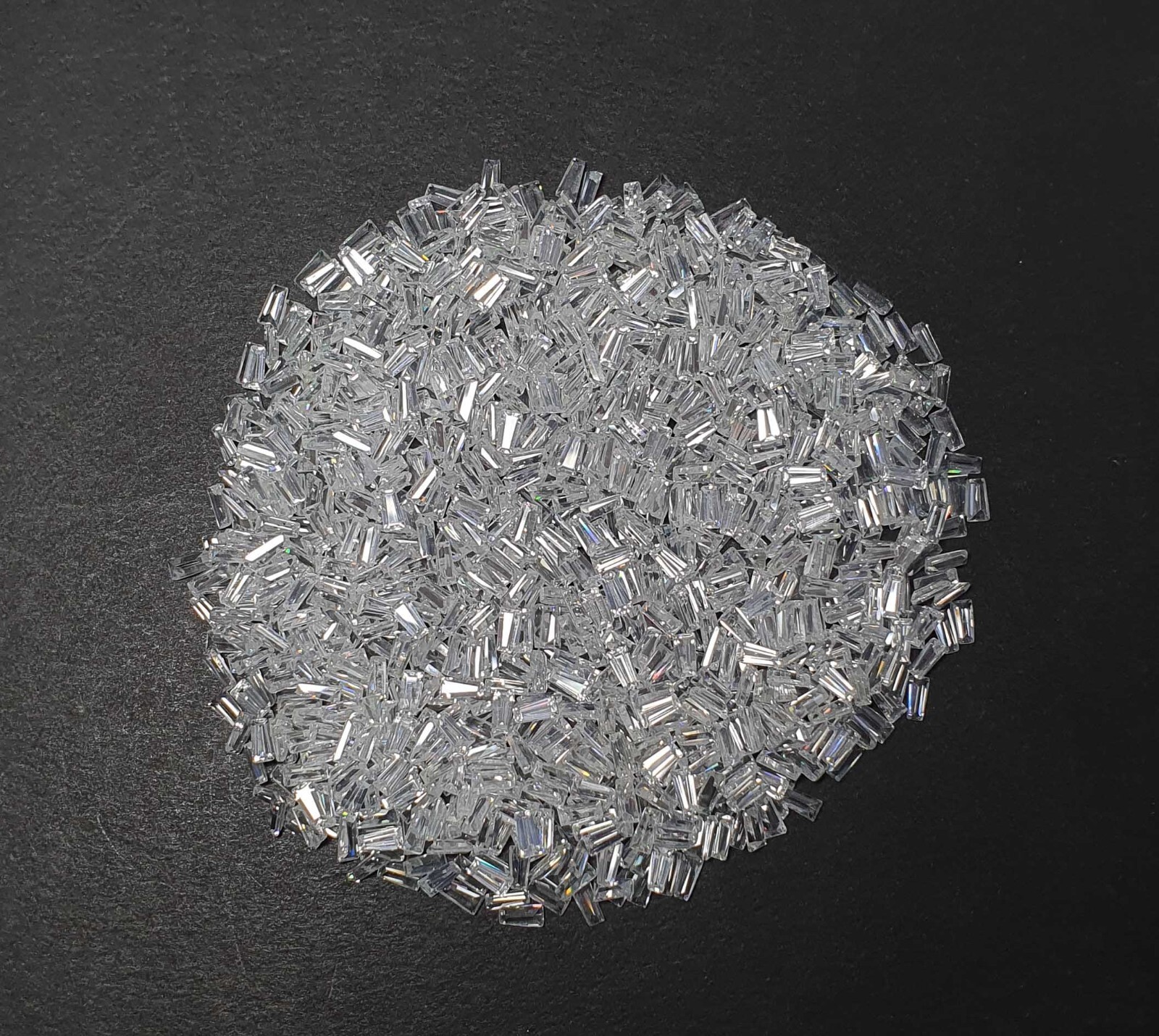 Natural Zircon Tapered Baguette Cut Loose Gemstone Lot 100 Pcs 1.50*2*4 MM 13 CT