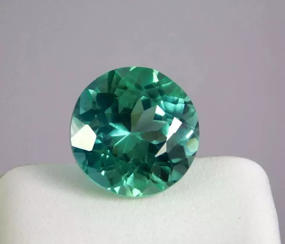 5 Ct+ Natural Montana Blue Green Sapphire Round Cut Loose Gemstone Certified