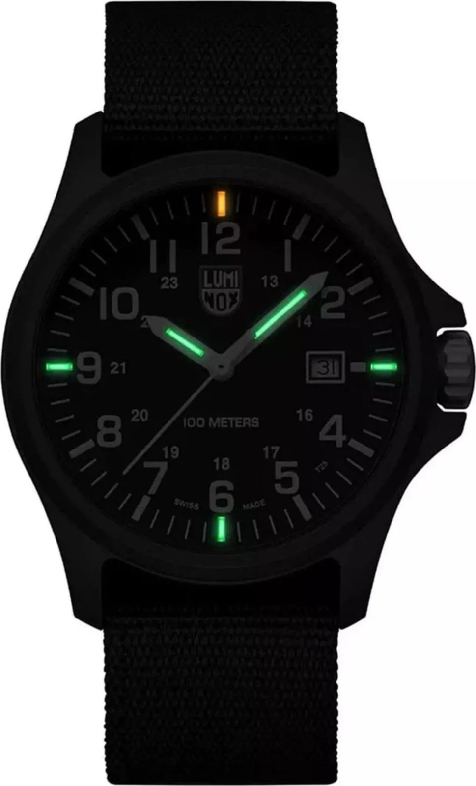 Luminox X2.2401.NB PATAGONIA CARBONOX 2400 43mm black Textile Men’s Watch NEW