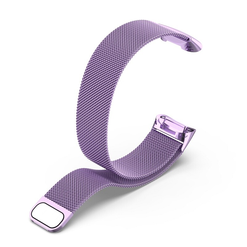For Fitbit Charge 6 Replacement Strap Metal Milanese Magnetic Loop Steel Band