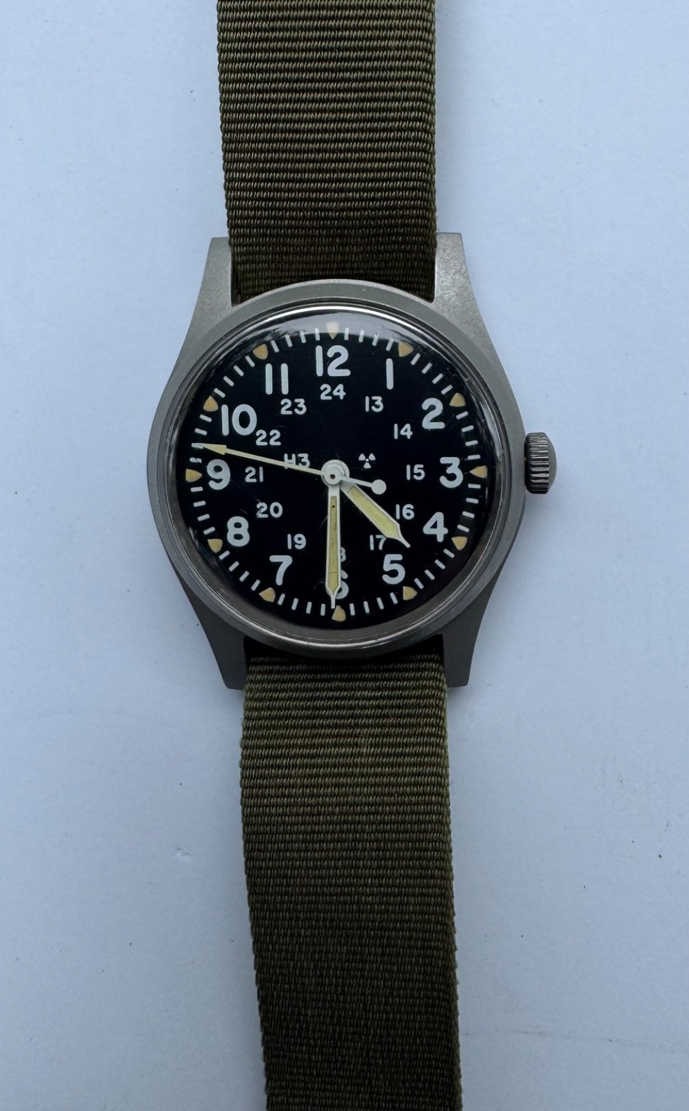HAMILITON Military Watch H3 463748. Very Good Condition. Recently Serviced