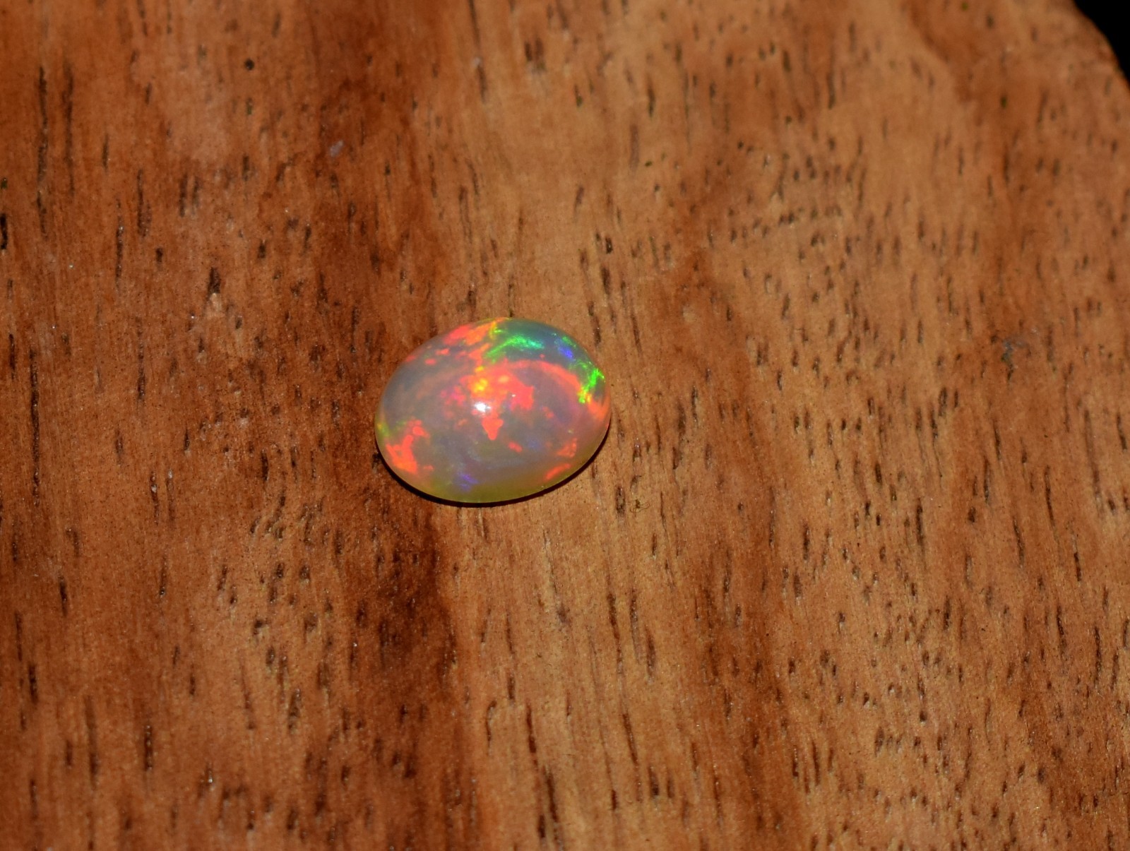 Natural Ethiopian Wello Fire Opal Cabochon Gemstone 7X9mm Loose AAA 042