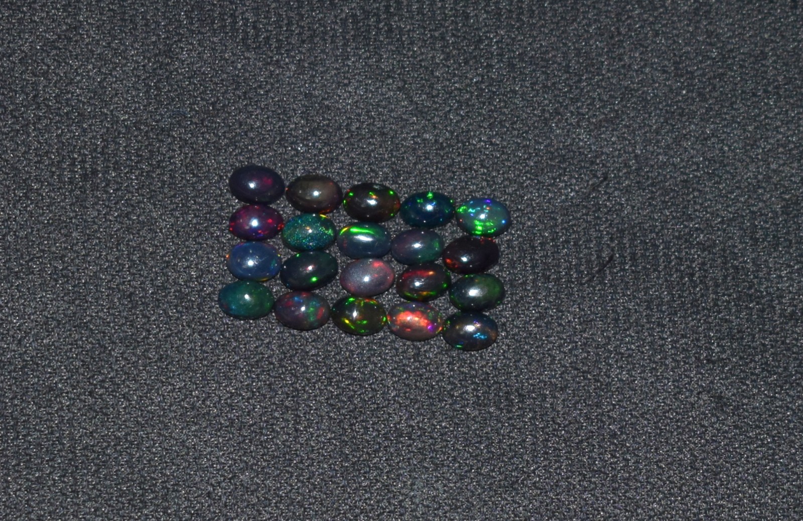 Natural Ethiopian Welo Fire Opal Loose Gemstone Cabochon 20Pcs 4X6mm L076