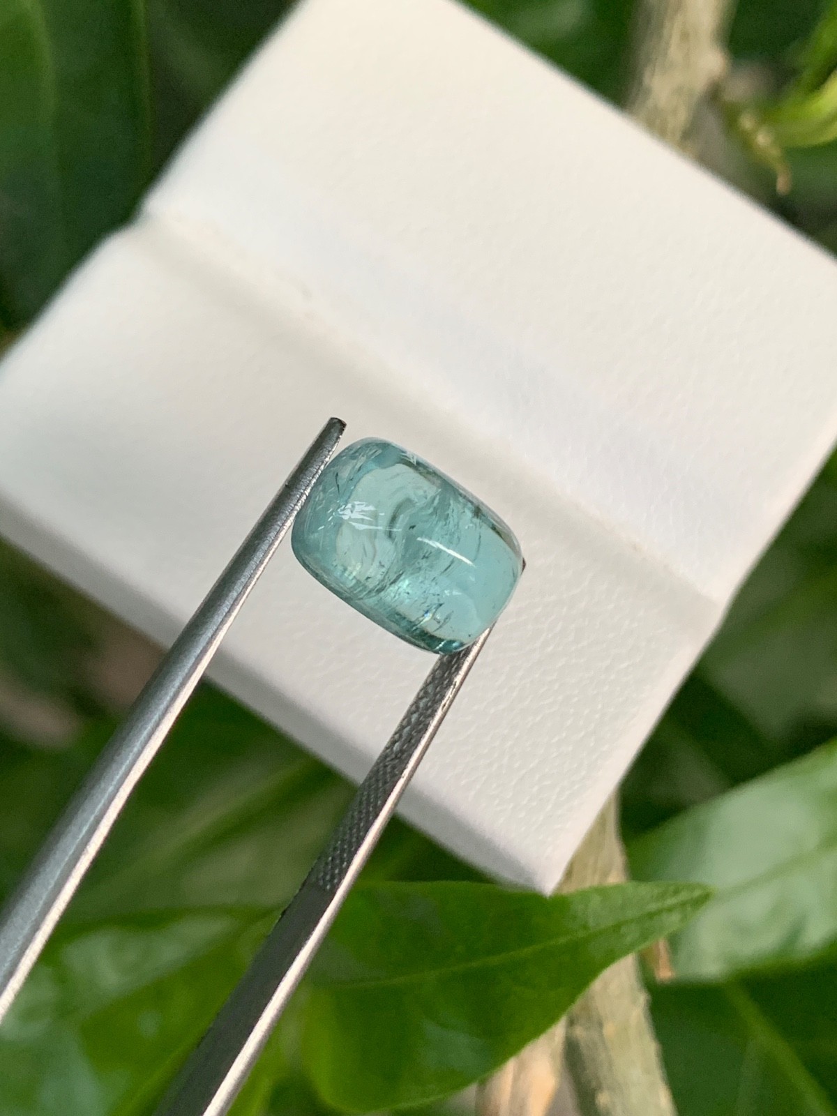 Natural Afghan Lagoon Blue Tourmaline 4.7 Ct Untreated Cushion Loose Gemstone