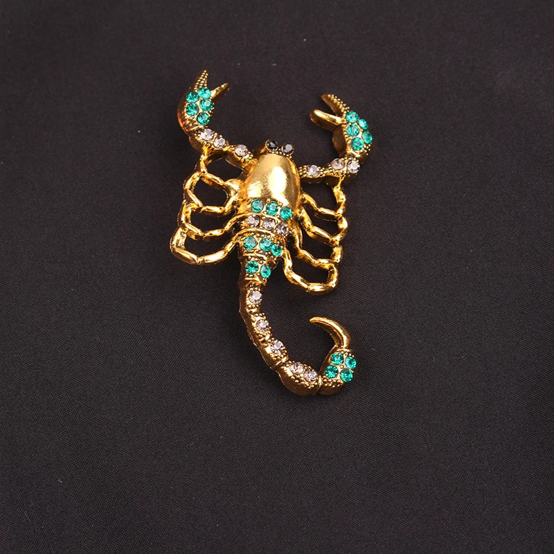 Women Men Unisex Scorpion Lover Brooch Fashion Animal Pins Badge Jewelry