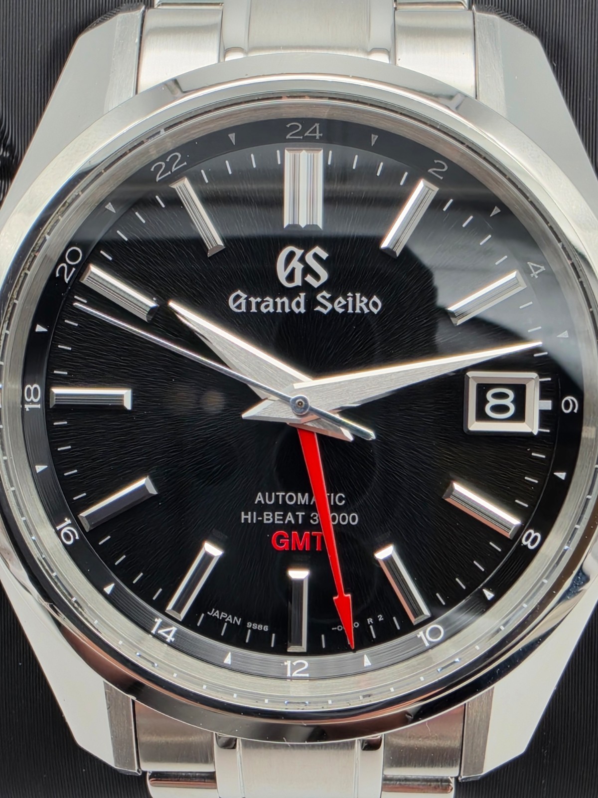 Grand Seiko 9S Mechanical SBGJ203 Stainless Steel 40mm Black Dial