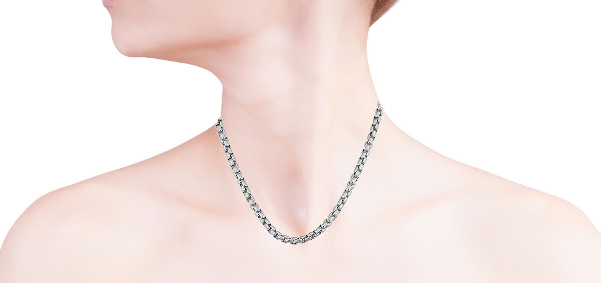 Verona Jewelers Sterling Silver 1.5MM Classic Italian Round Box Chain Necklace