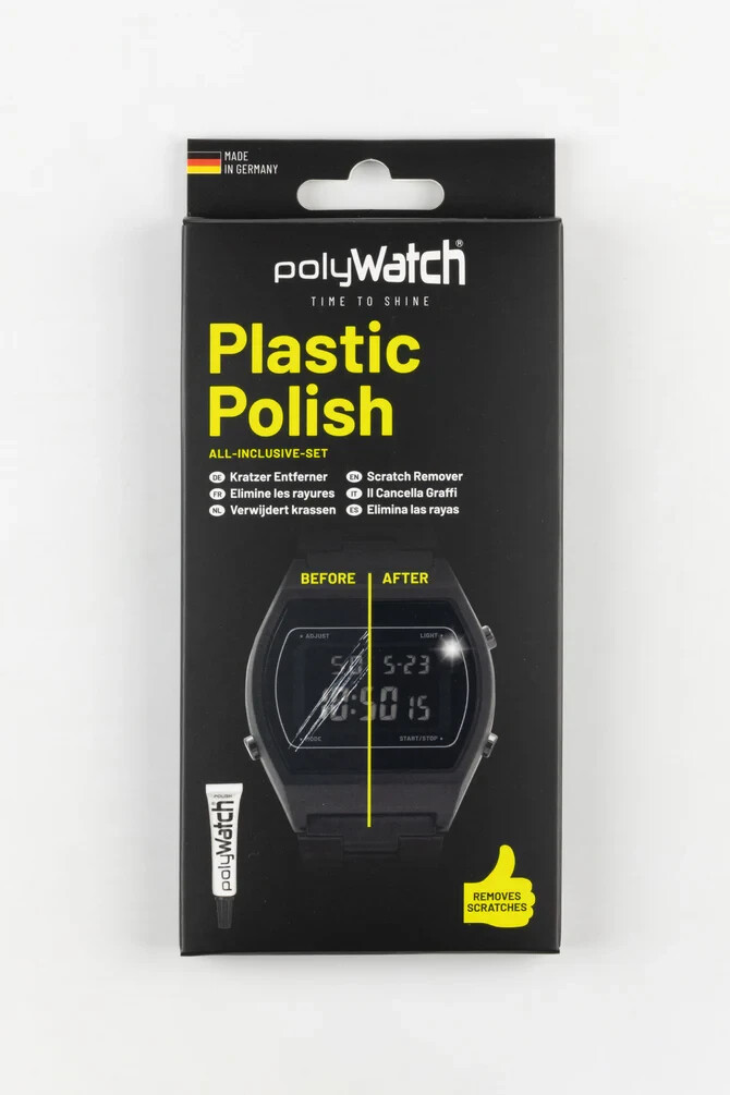 PolyWatch Plastic Polish All-Inclusive Set, Removes Scratches Plastic Watches