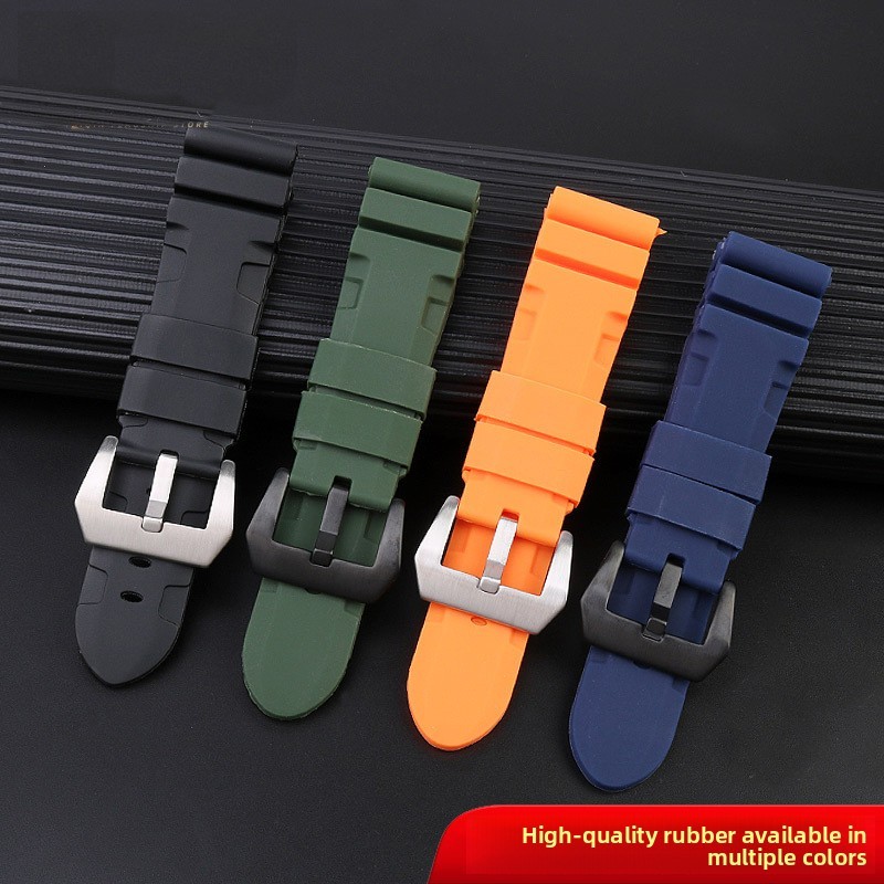 For Panerai Luminor Submersible 111 441 616 Silicone Watch Band Strap 22 24 26mm