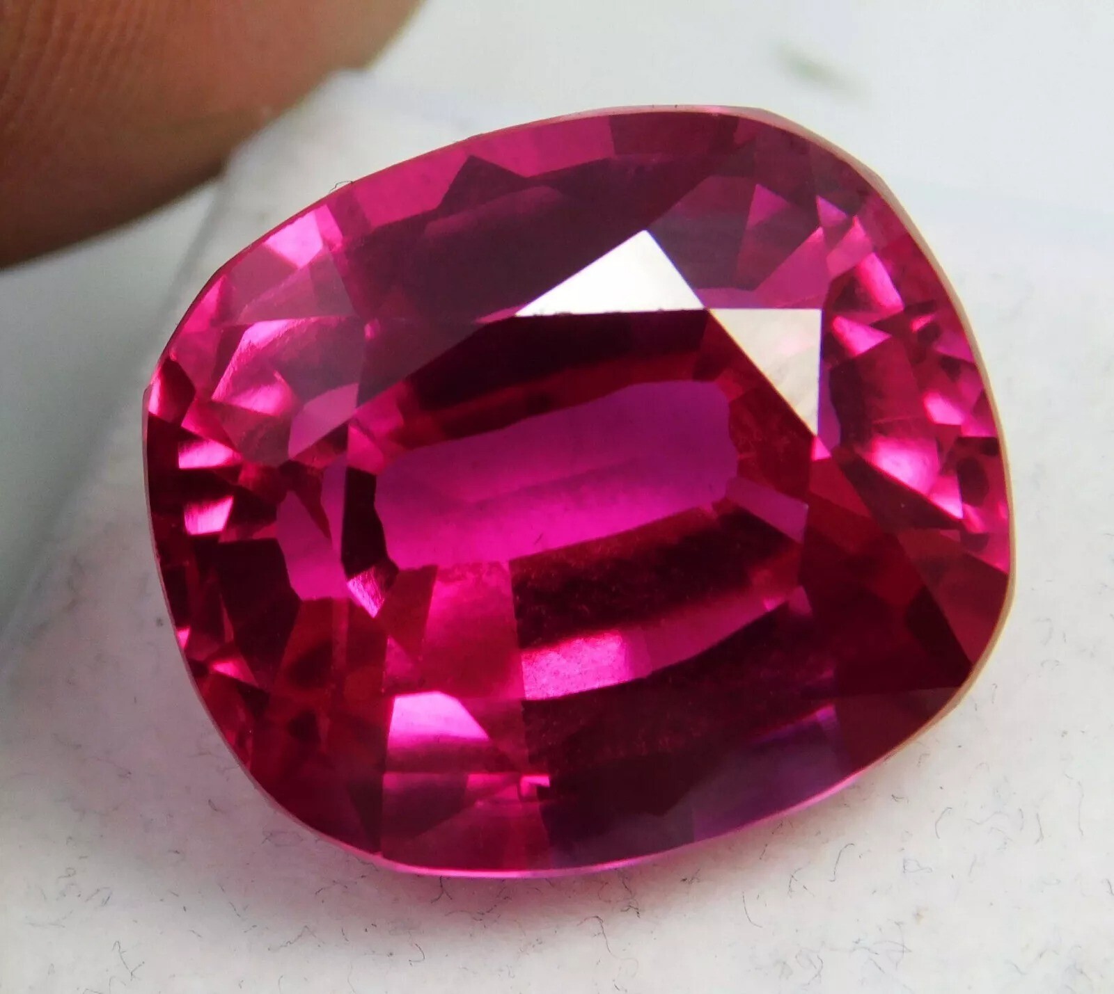 Flawless Cushion Cut Pink Spinel 20-23 Ct Natural EGL Certified Loose Gemstone