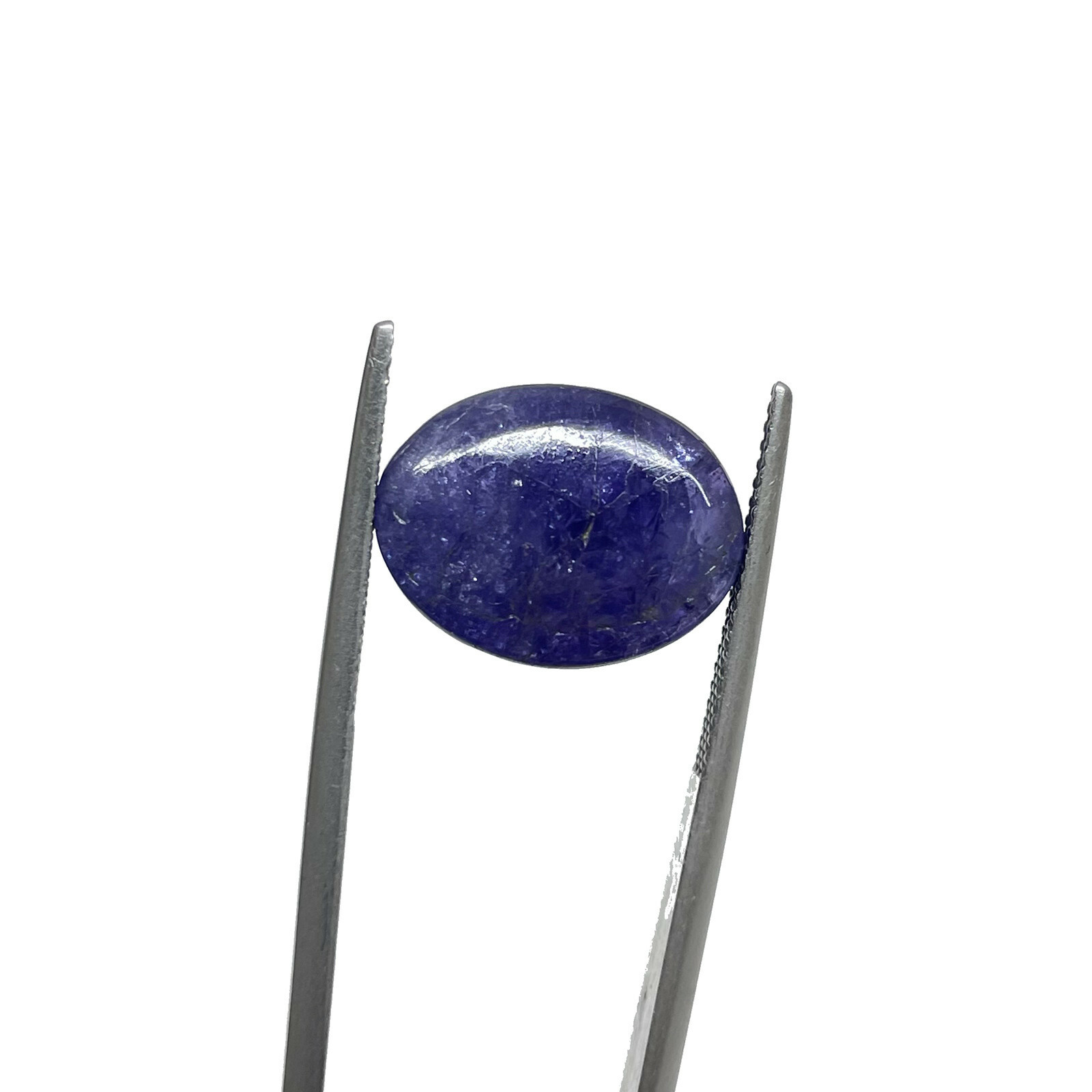 15.90 Cts Certified Natural Tanzanite 16×12.5mm Oval Carved Stunning Gemstone