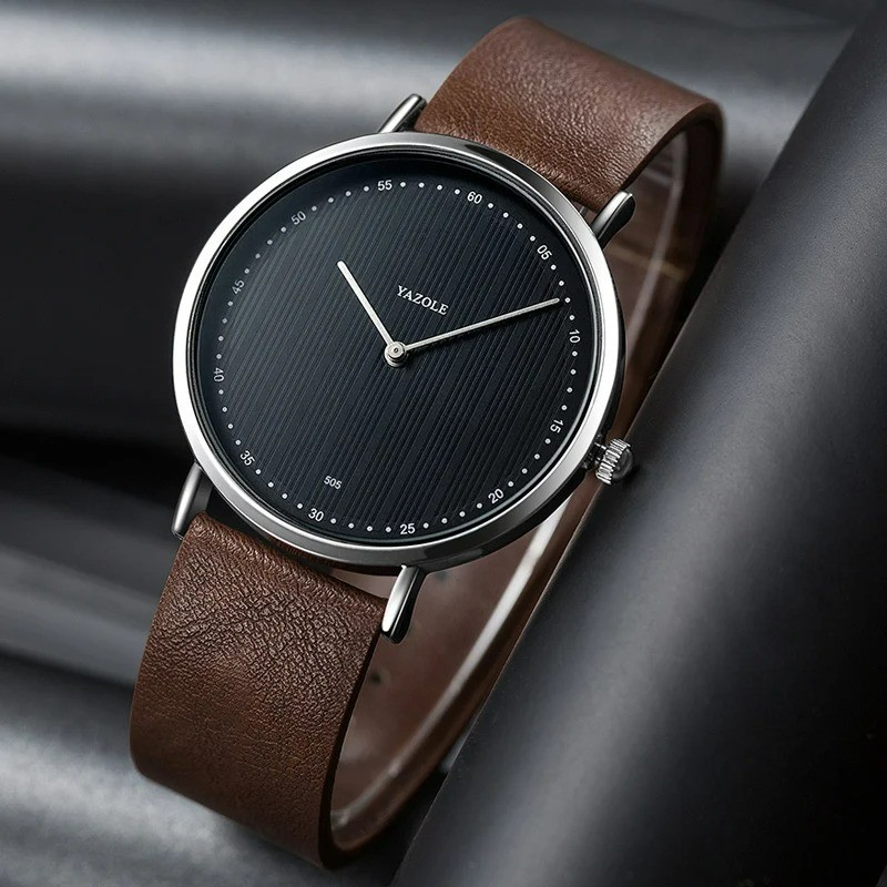 Ultra Thin Quartz Dress Watch men classic Fashion bauhaus minimalist waterproof
