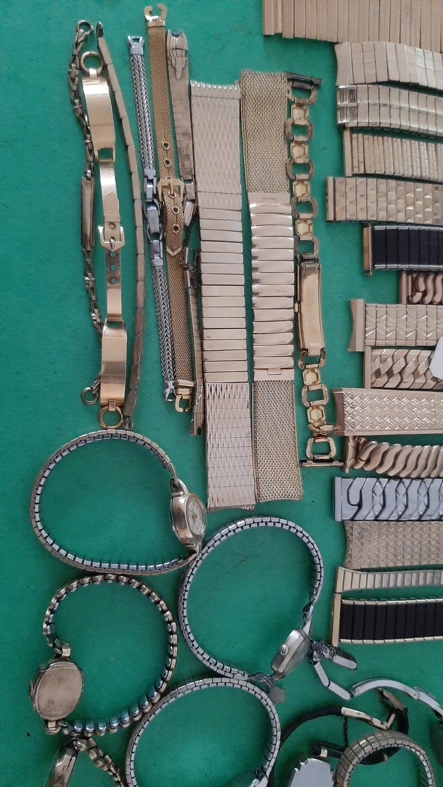 670 Grams GOLD Filled Rolled Wrist Watch Band Recovery Repair Scrap Lot Bulova