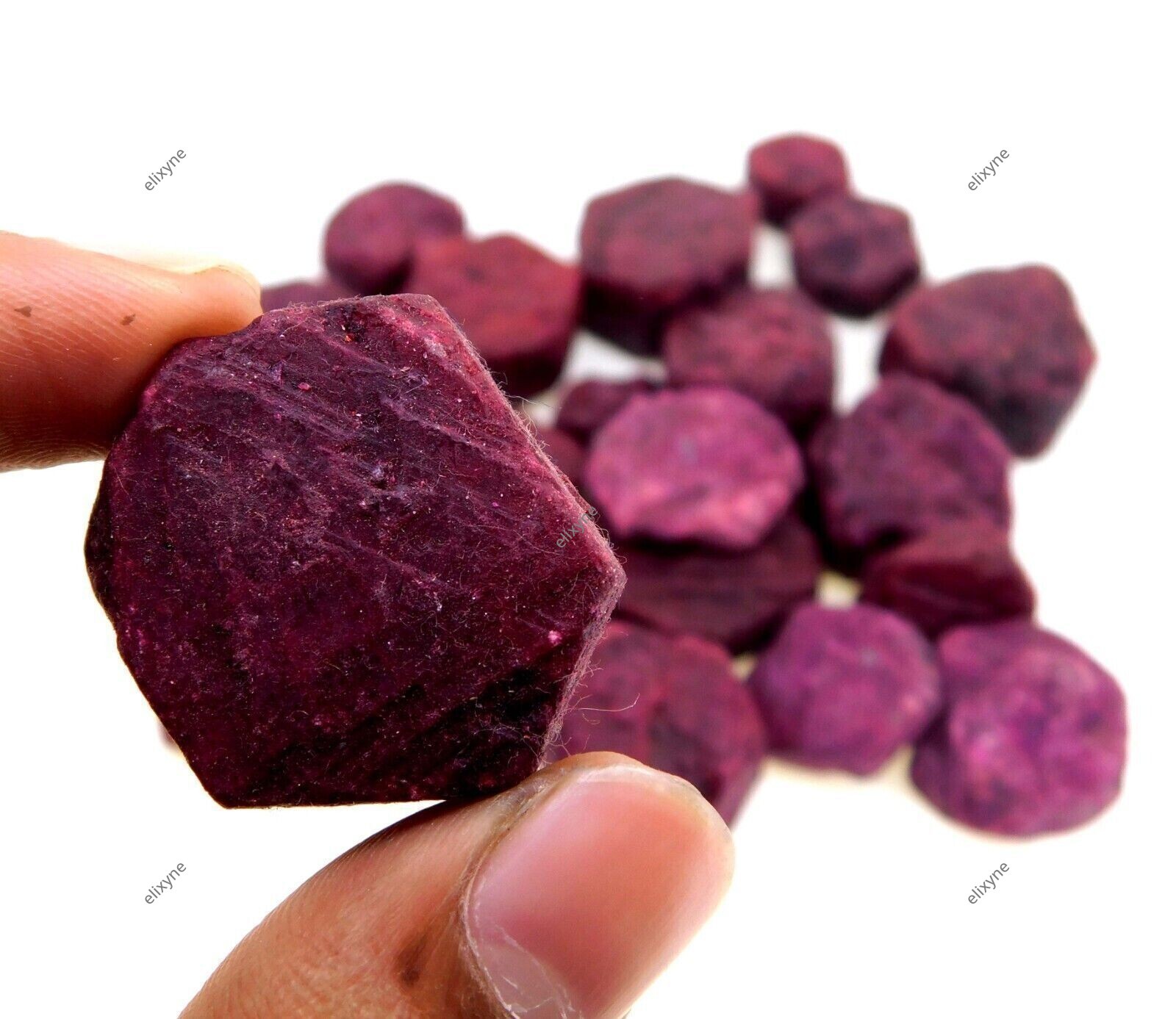 African Natural Red Ruby Rough 600+ Cts Certified Gemstone Lot