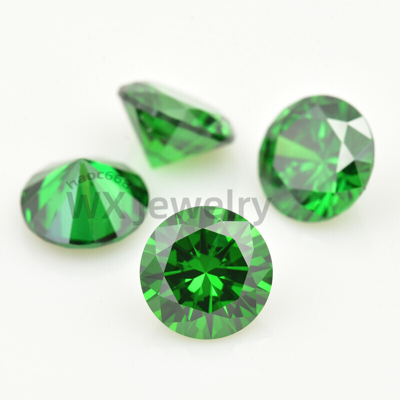 Round 50pcs per color 600pcs total Birthstone Stone Loose cubic Zirconia Bright