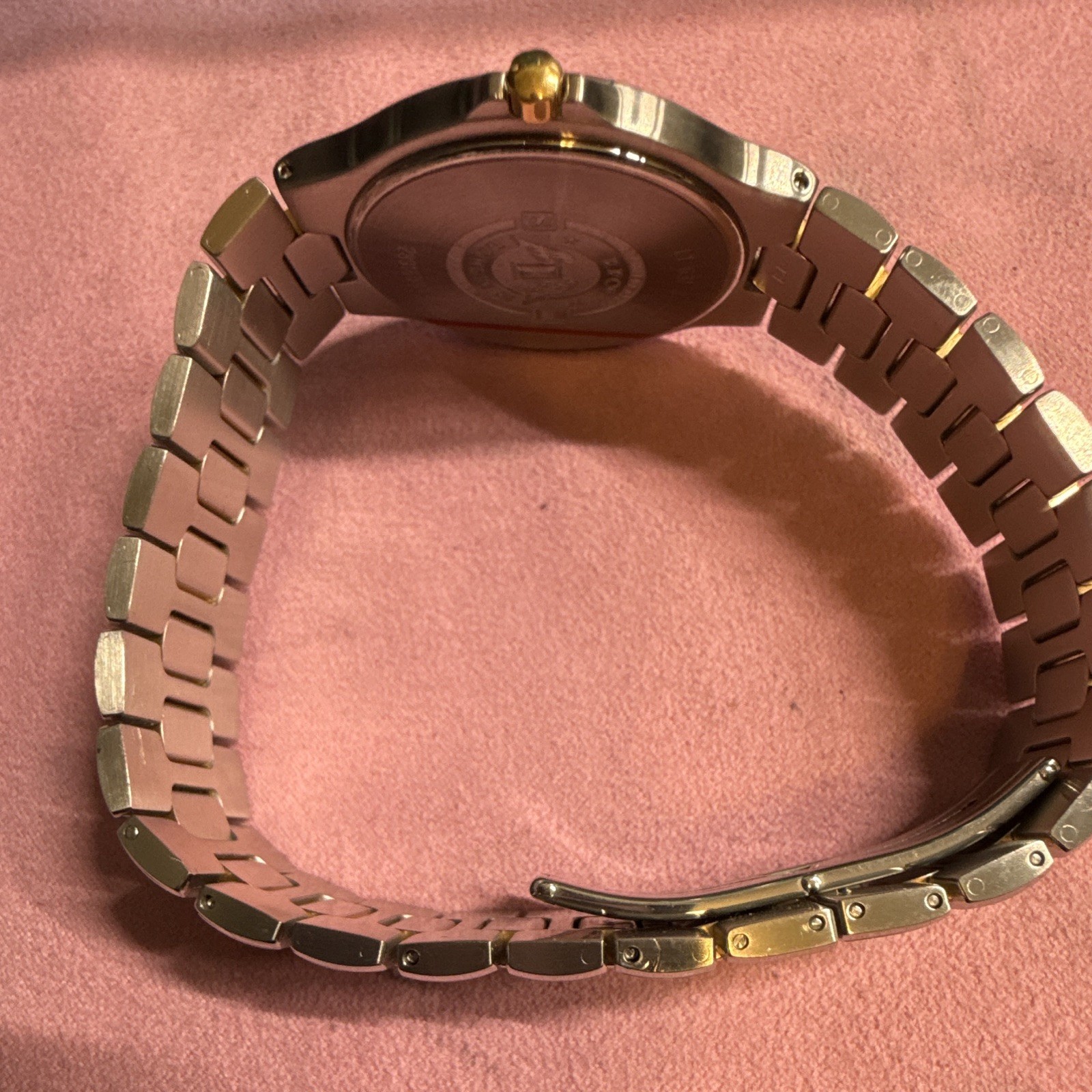 Longines Conquest Men’s Quartz Watch 35mm Two-Tone SS Gold Dial Date
