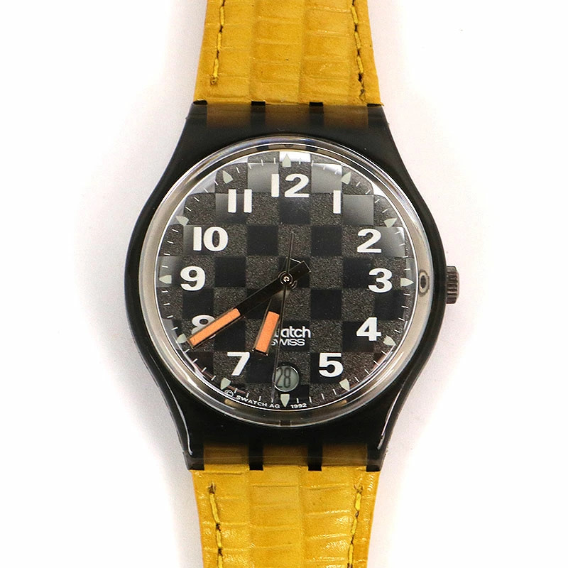 [A1R] Swatch Regular Gentlemen S Dead Stock New Old Stock Quartz Watch [v3y]