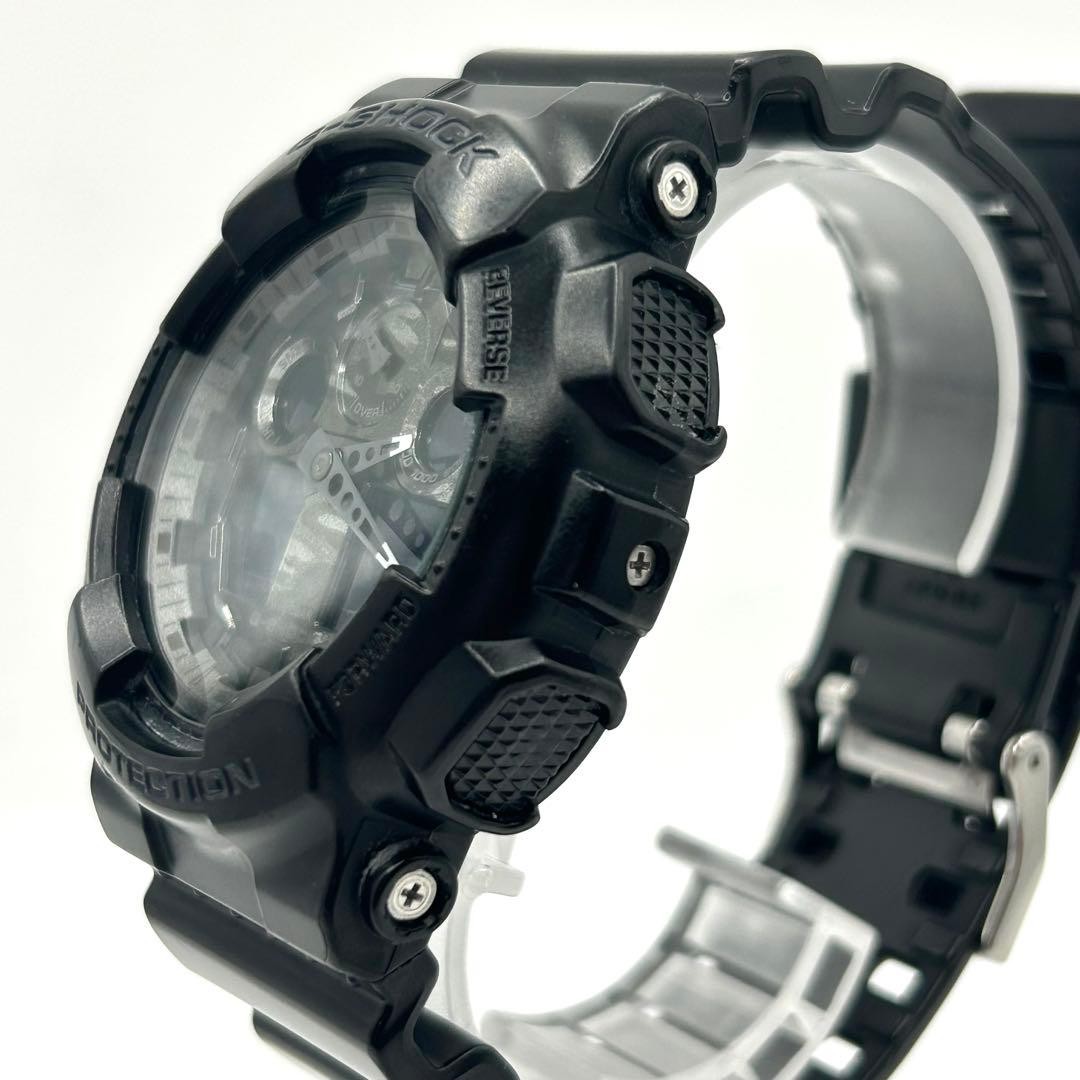 G-SHOCK Popular Black Camouflage GA-100CF New Battery Good Operation
