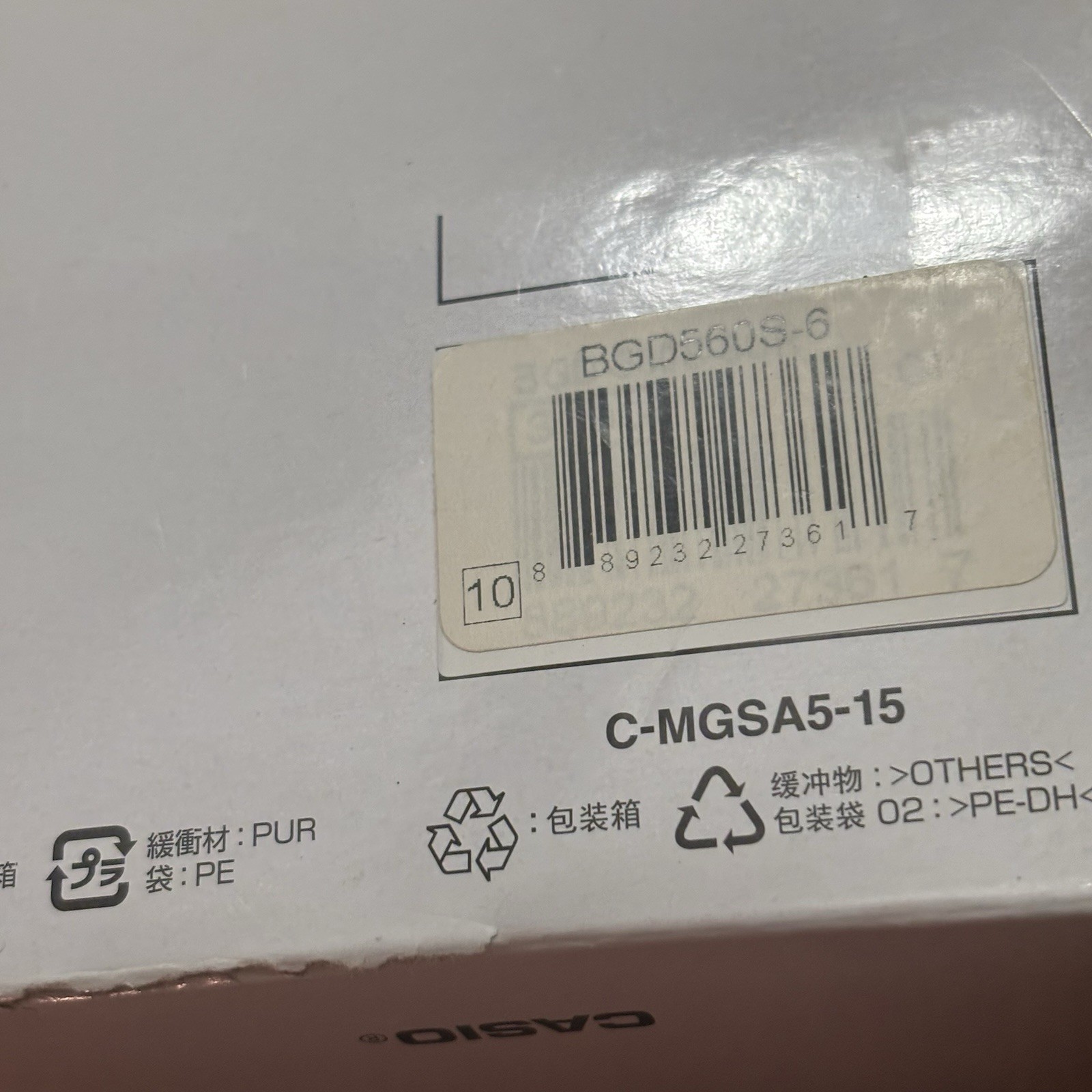 CASIO BABY-G BGD- 560S-6DR PURPLE Transparent Jelly ULTRA RARE ! None On eBay!