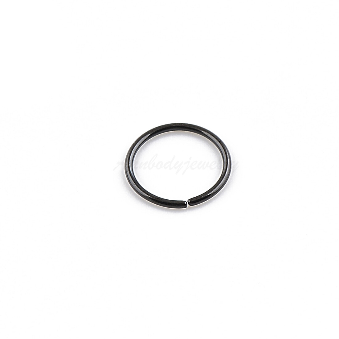 20G 18G 1/4″ 5/16″ 3/8″ Gold Plated on Steel Seamless Nose Hoop Ear Tragus Ring