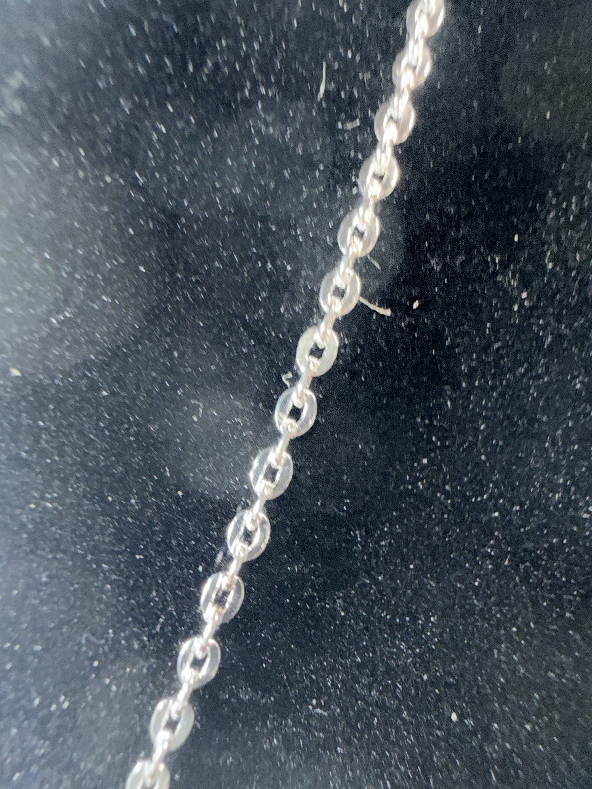 2.41 ct 10x8mm oval London Blue Topaz 0n a 18” 925 Sterling Silver chain