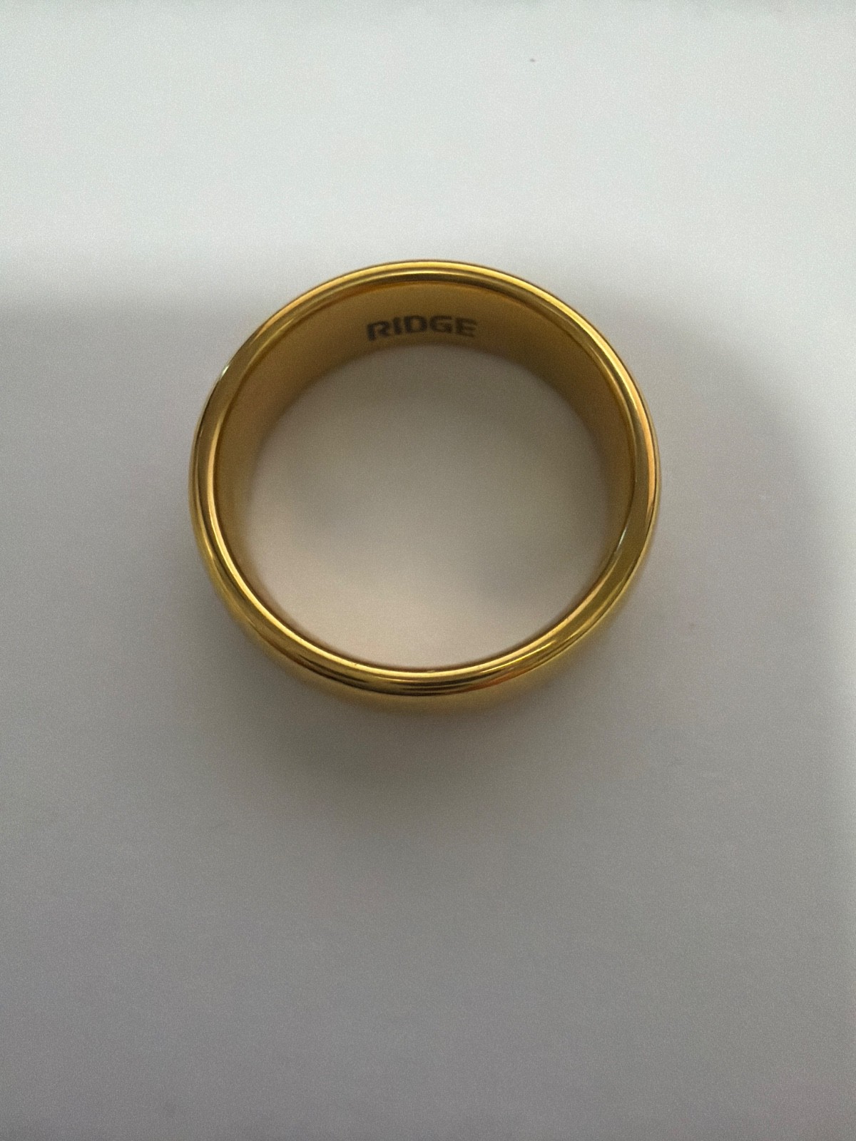 Ridge 6mm 24K Gold | Tantalum Rounded Ring