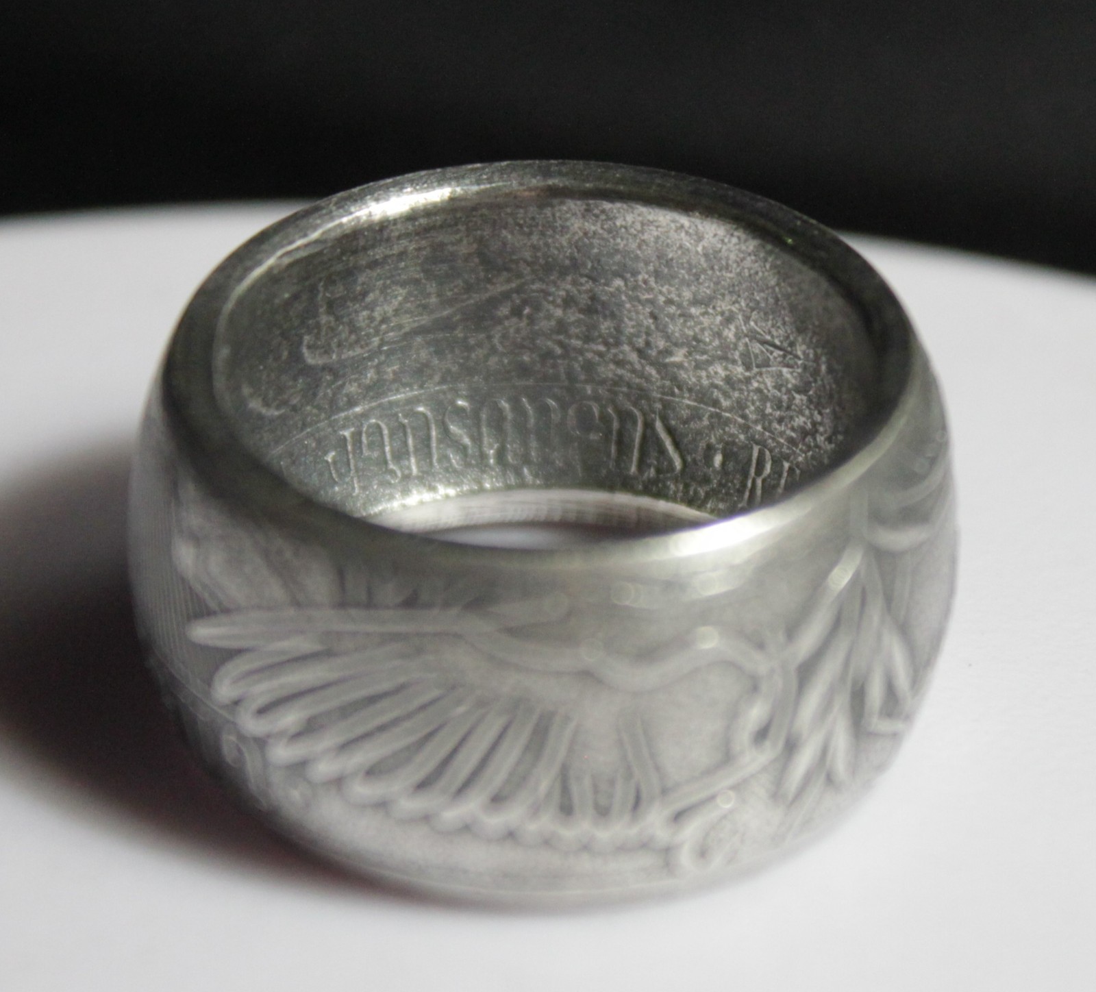 Armenia 500 Drams Noah’s Ark .999 Silver 1 oz Coin Ring Custom Made Size 9 – 15