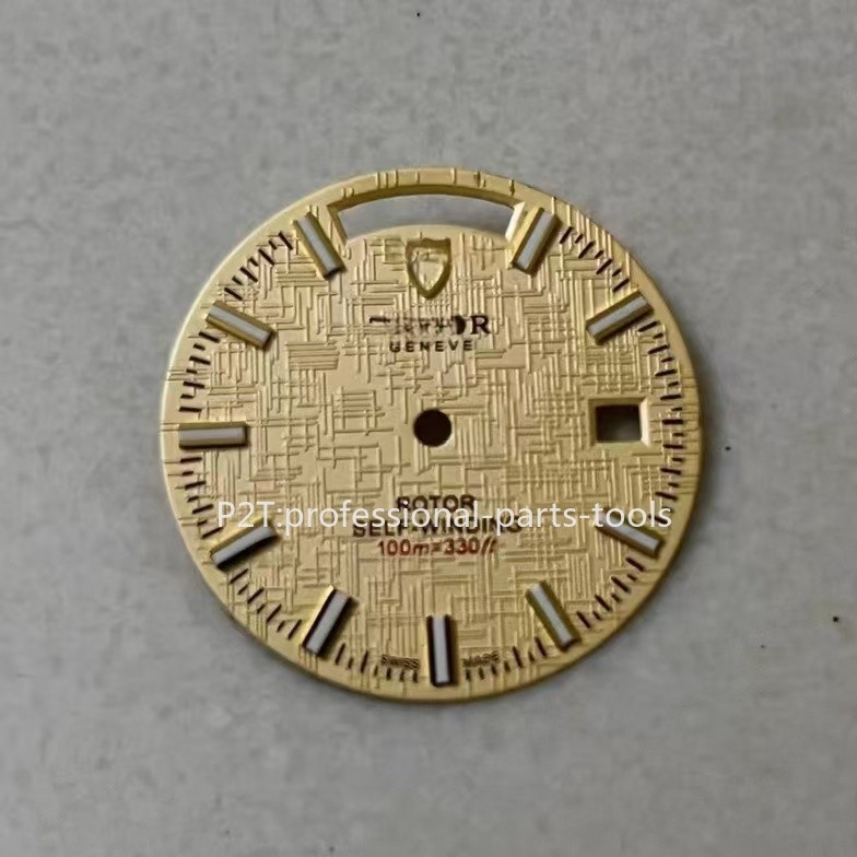 29mm Watch Dial Fits for 2834 Movement Tudor Classic Prince Date-Day Watch Face