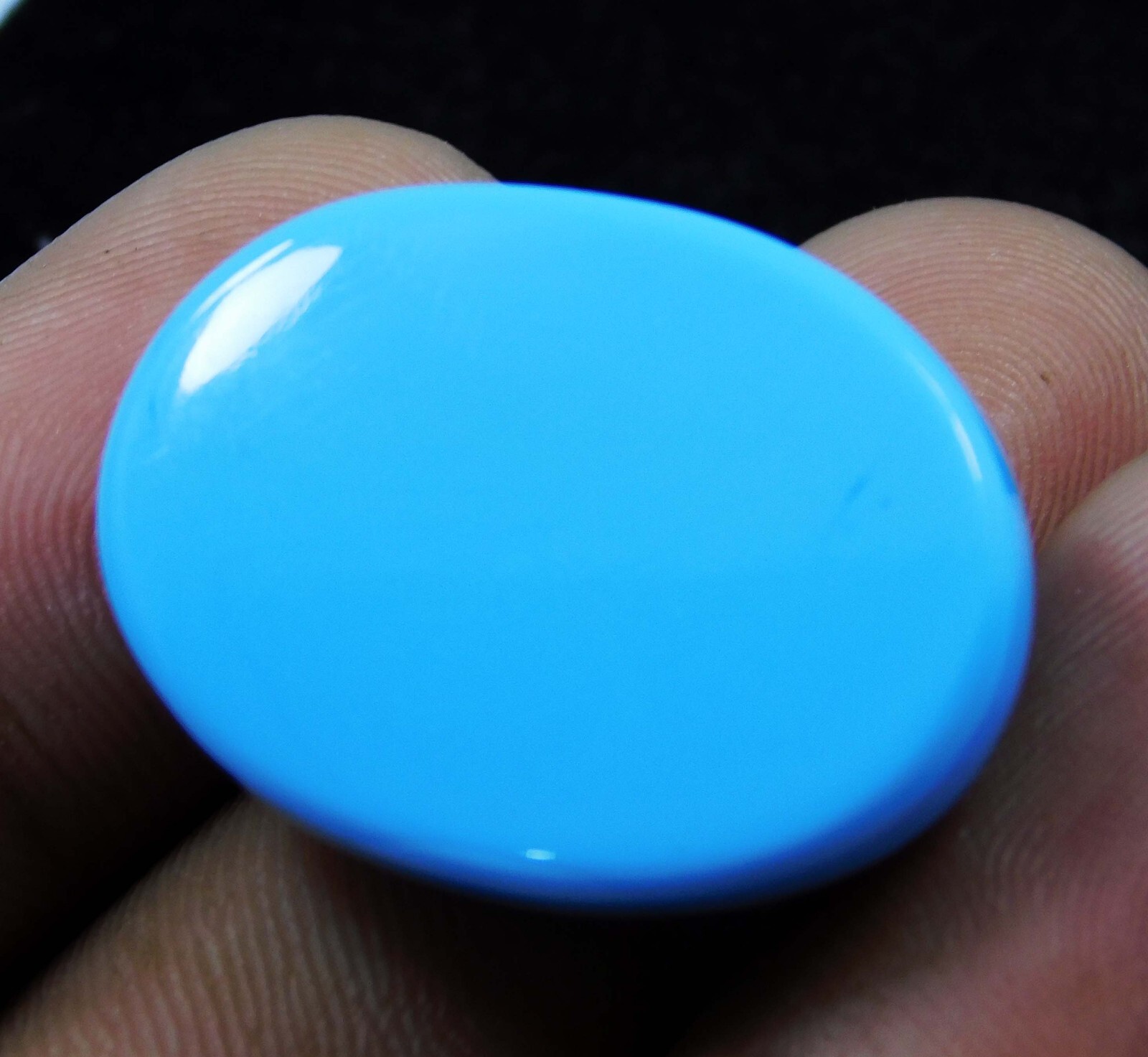 58.50 CT Natural Turquoise Persian Beauty Oval Cabochon Cut Loose Gemstone
