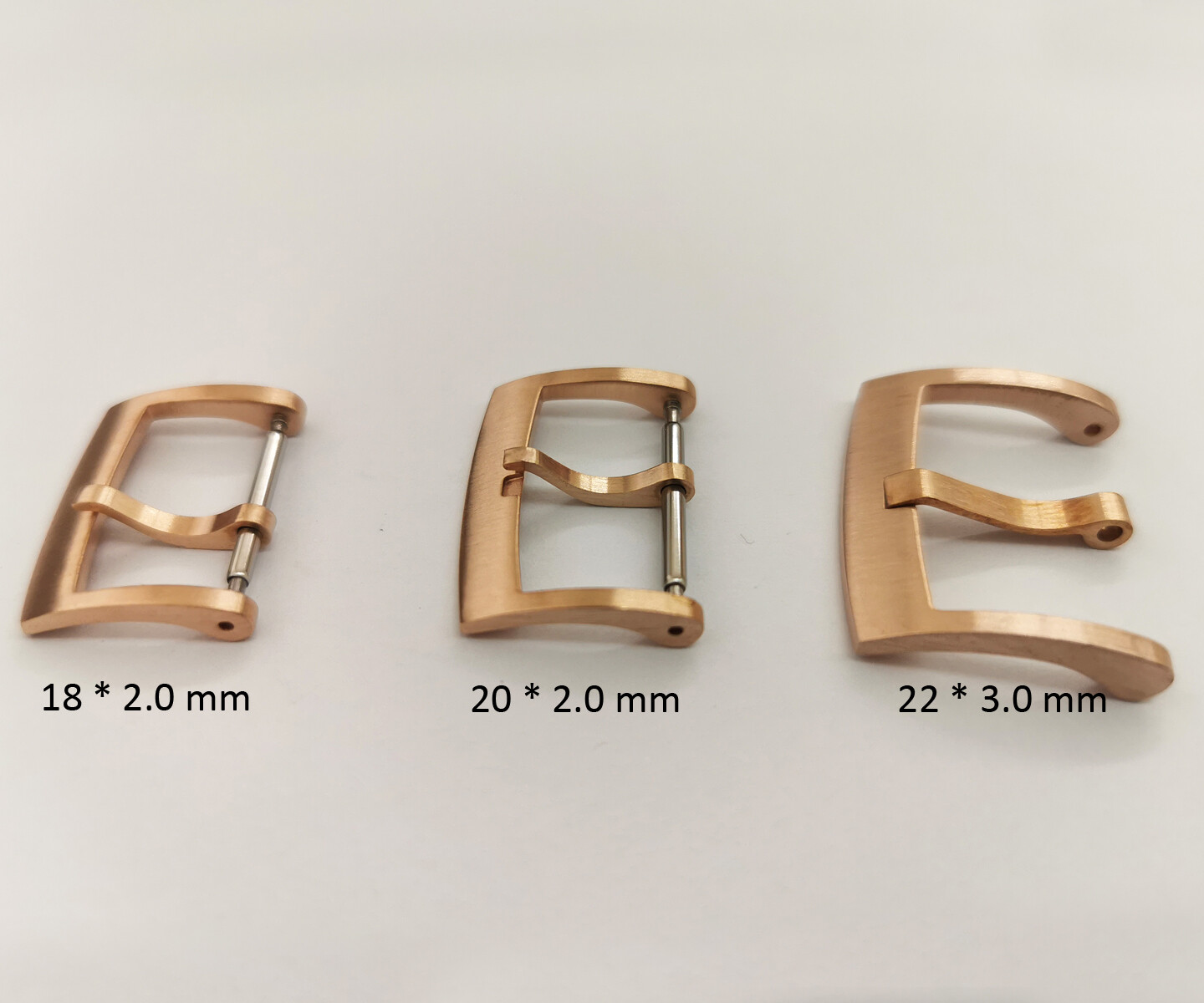Watch Accessories Bronze CuSn8 Buckle 18mm 20mm 22mm With Brushed