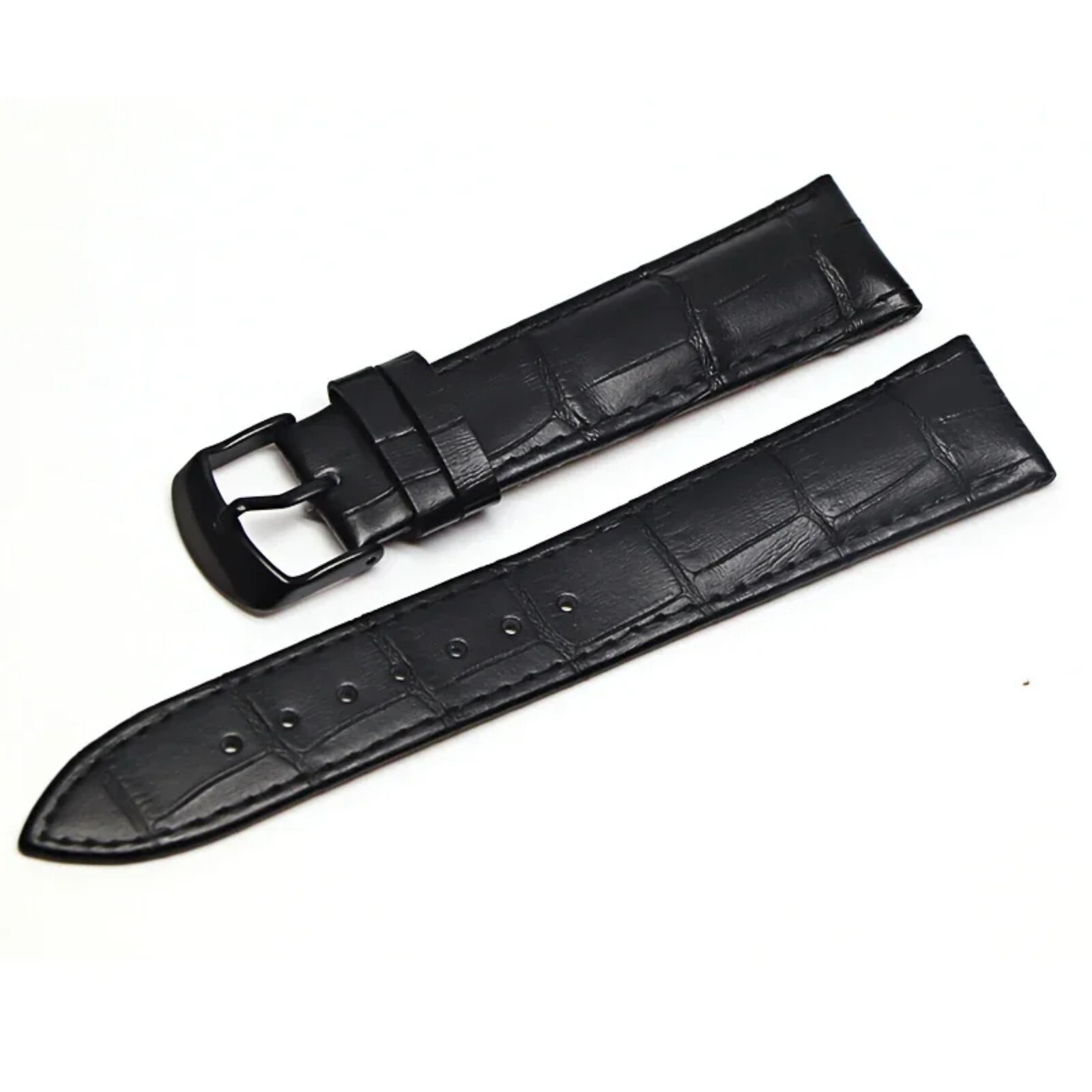 16mm 18mm 20mm 22mm 24mm Genuine Leather Wristband Watch Strap Band Bracelet