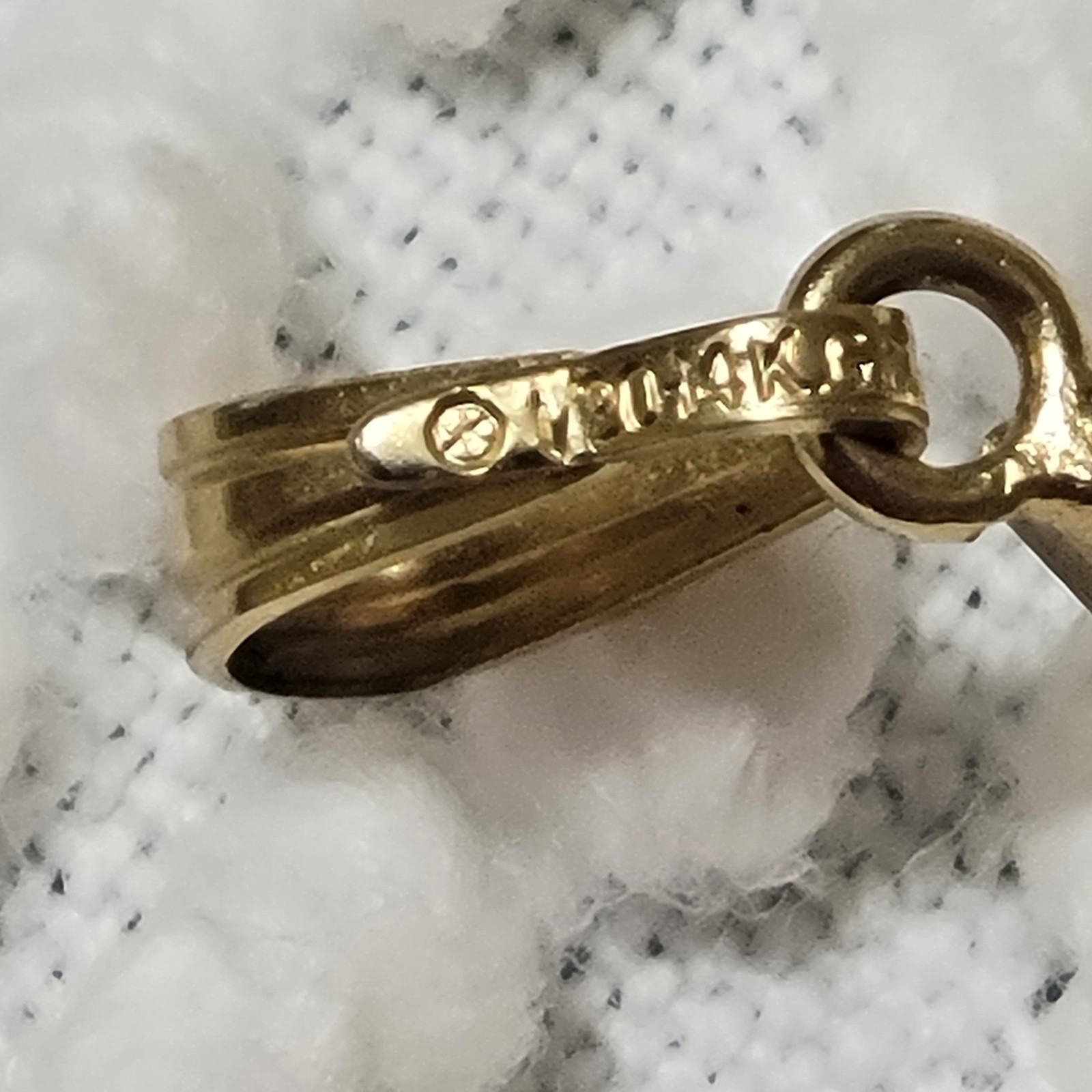 Vintage 1/20 14k G.F. Gold Filled Pearl Teardrop Pendant – 1.7 grams