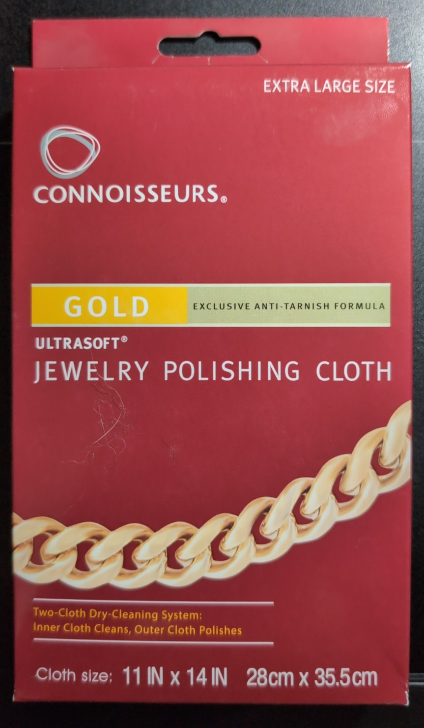 Connoisseurs Gold Polishing Cloth Jewelry Cleaner GREAT VALUE!!!!