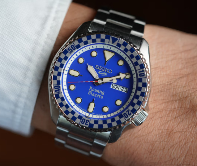 Rowing Blazers x Seiko 5 Sports Watch Blue