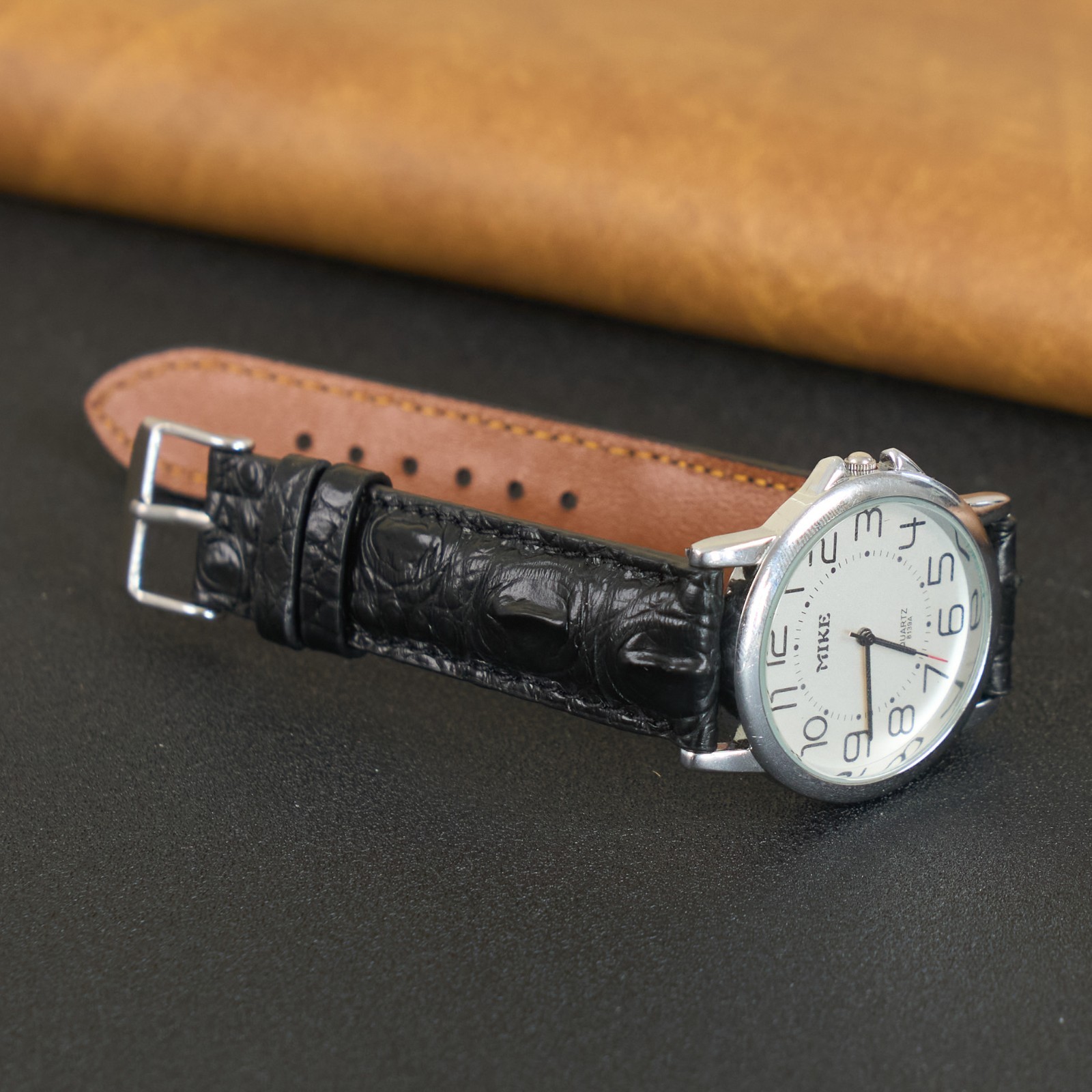 Crocodile Hornback Leather Watch Strap Genuine Crocodile Watch Band Men Handmade
